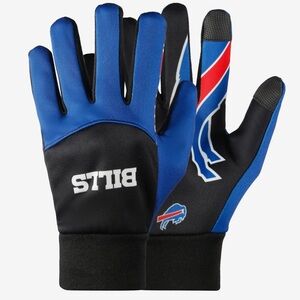 Buffalo Bills NFL Palm Logo Texting Gloves nwt officially licensed